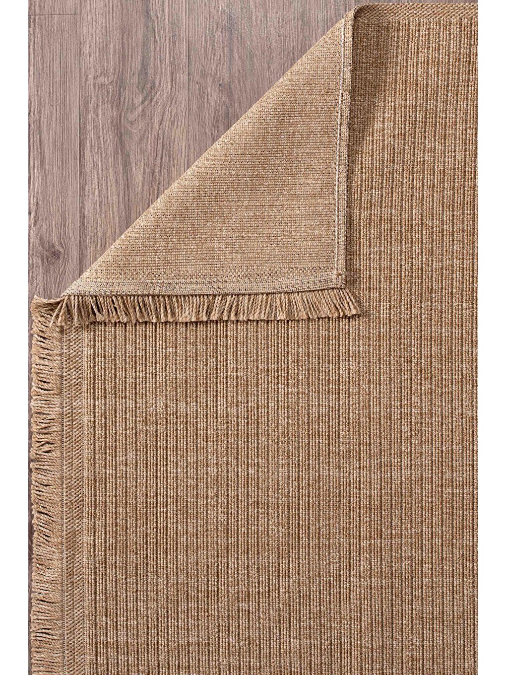 Konfor Halı Bej Konfor Vlora 4761 Jüt Hasır Bukle Örme Kilim-80x300 - 3