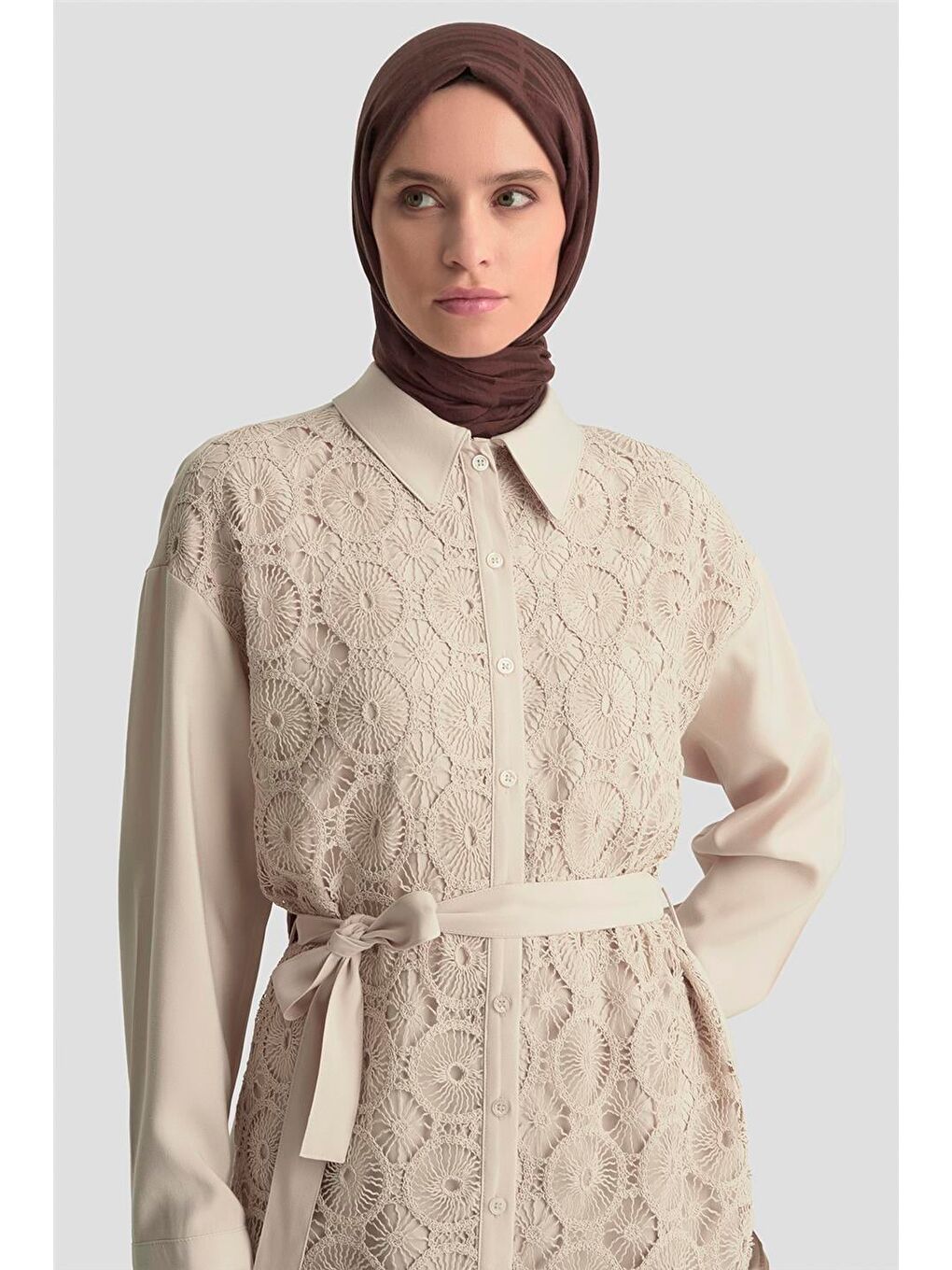 Dantelli Tunik 25Km1027 Bej-2