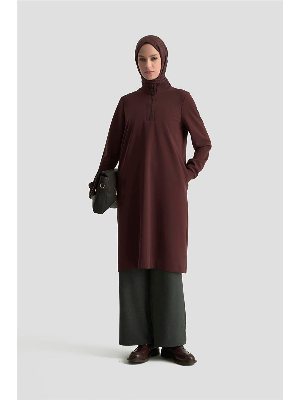 Kahverengi Tunik Ort412 Acı Kahve-1