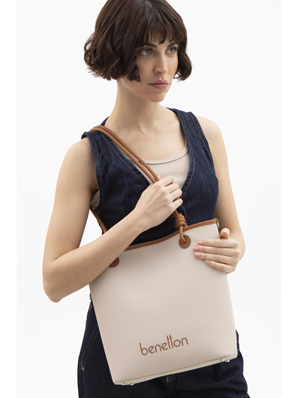 Kadin Kol Çantasi Bej-Camel BNT1616-1