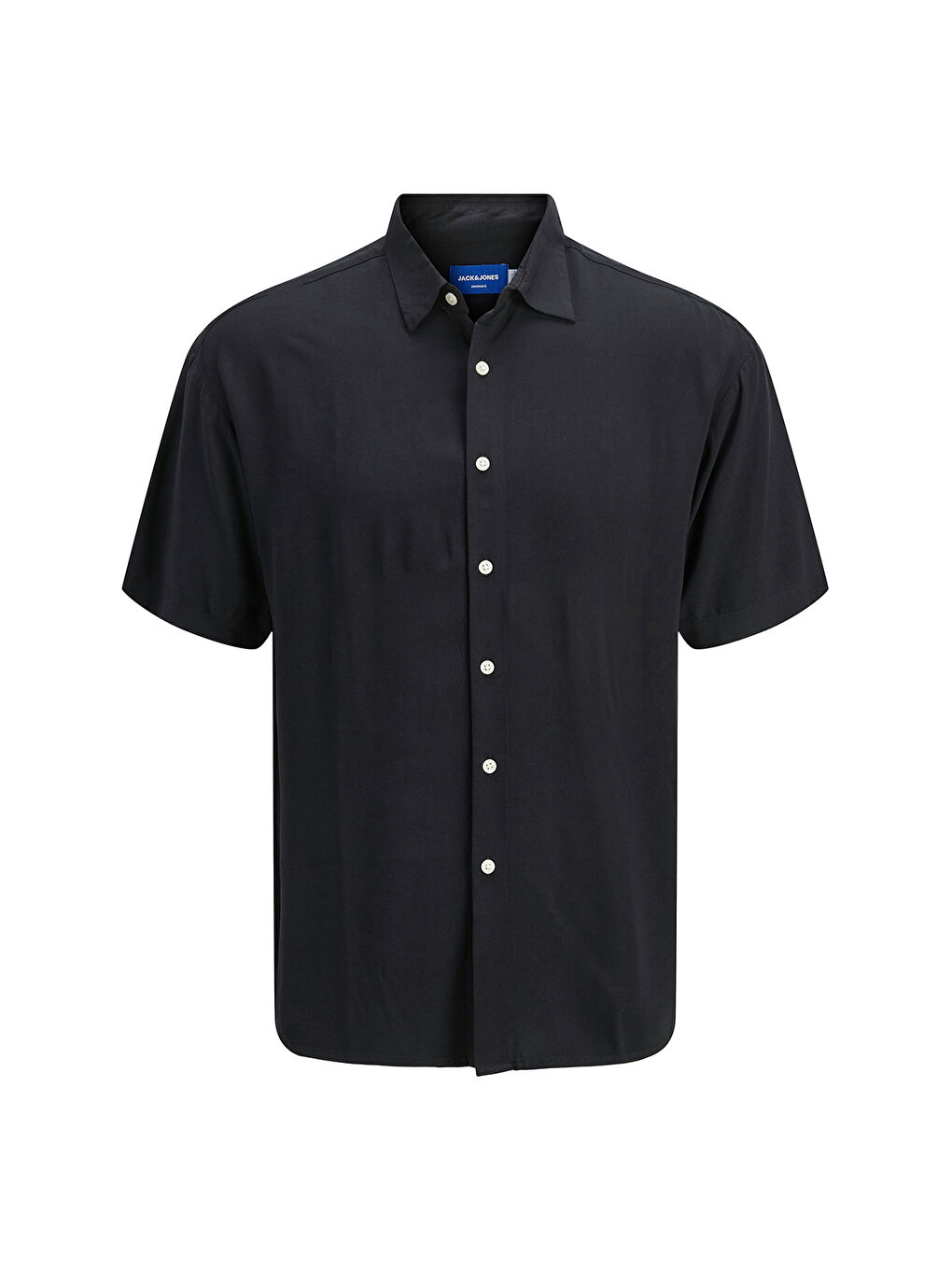 Joshua Viscose Erkek Siyah Klasik Yaka Gömlek