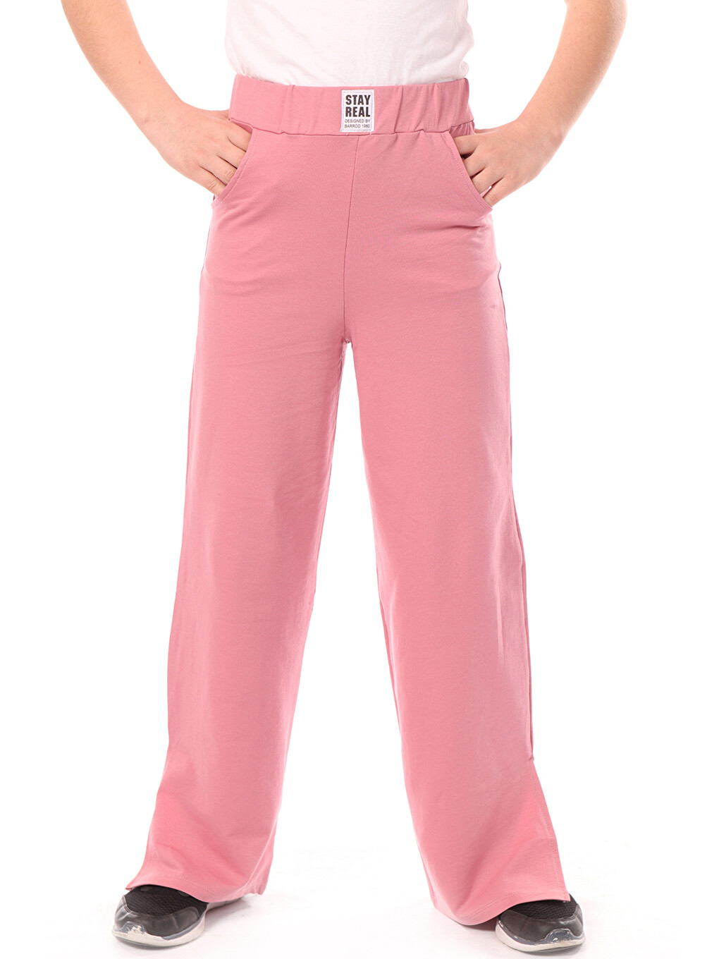 Pembe Kız Çocuk Eşofman Alt-1