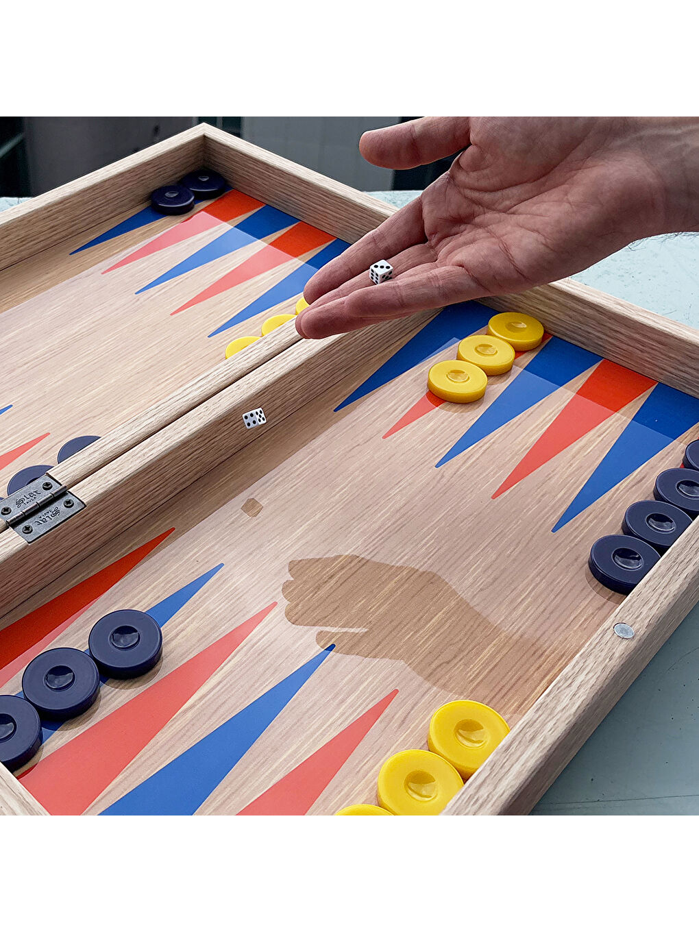 Happy Tavla, Çizilmez Zeminli, Mıknatıslı MDF Kasa, 2 Kat Vernik Cilalı-5