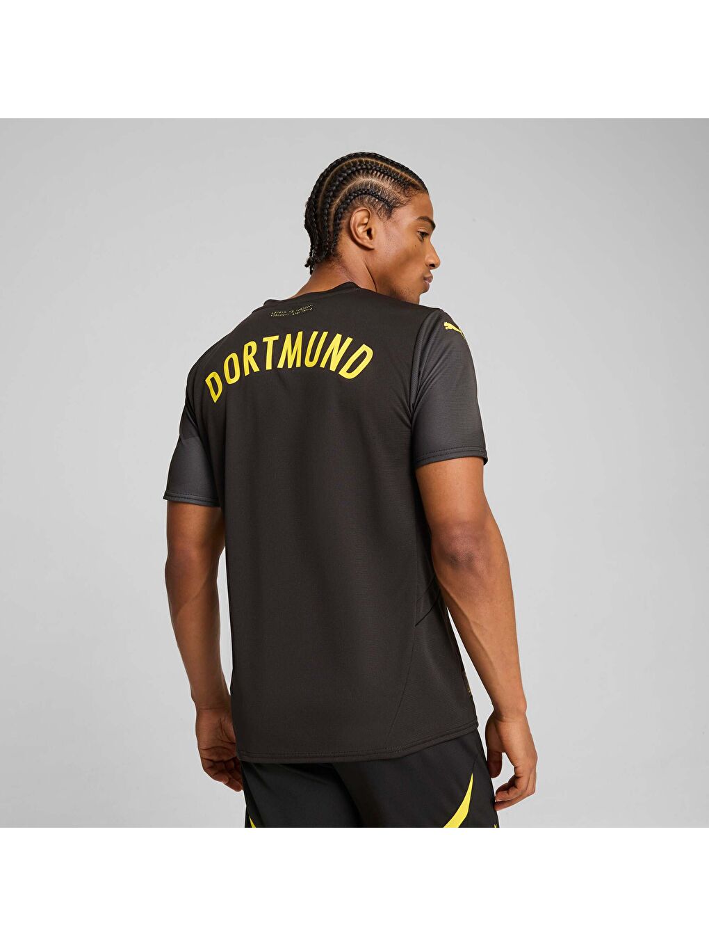 Siyah Borussia Dortmund 24/25 Erkek Deplasman Forması-1
