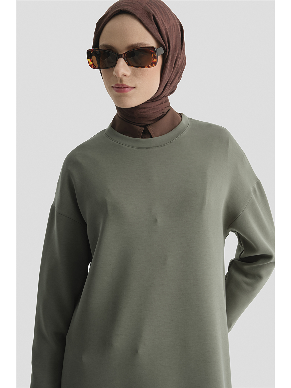 Basic Tunik Haki-1
