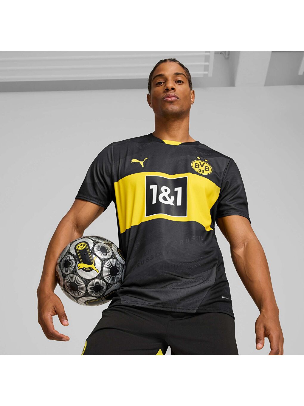 Siyah Borussia Dortmund 24/25 Erkek Deplasman Forması-6