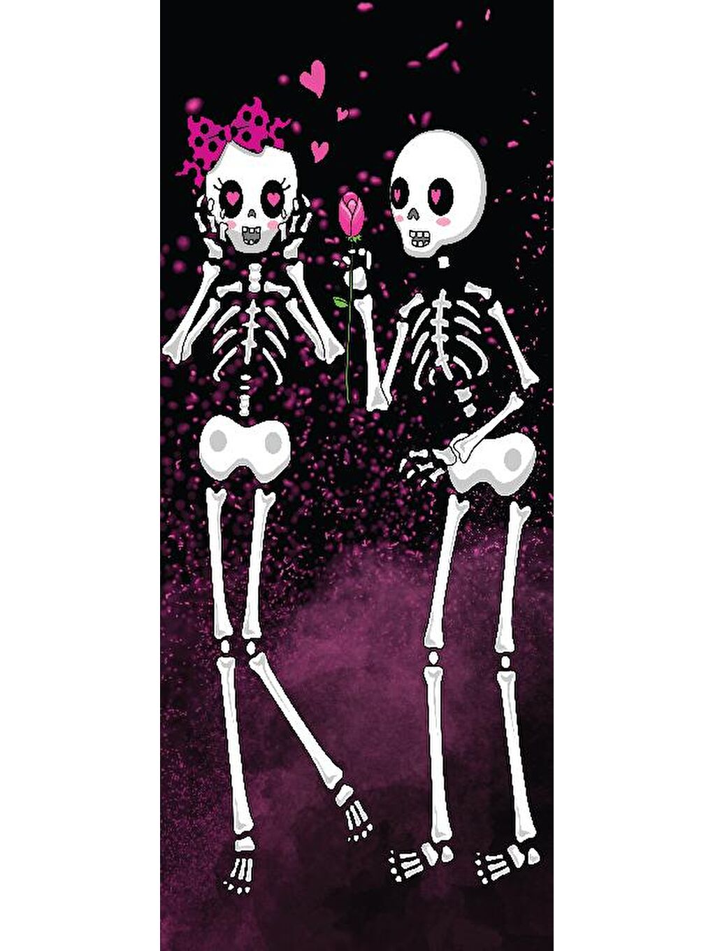 Blue Focus 78 Parça Puzzle - Skeleton Love - 1