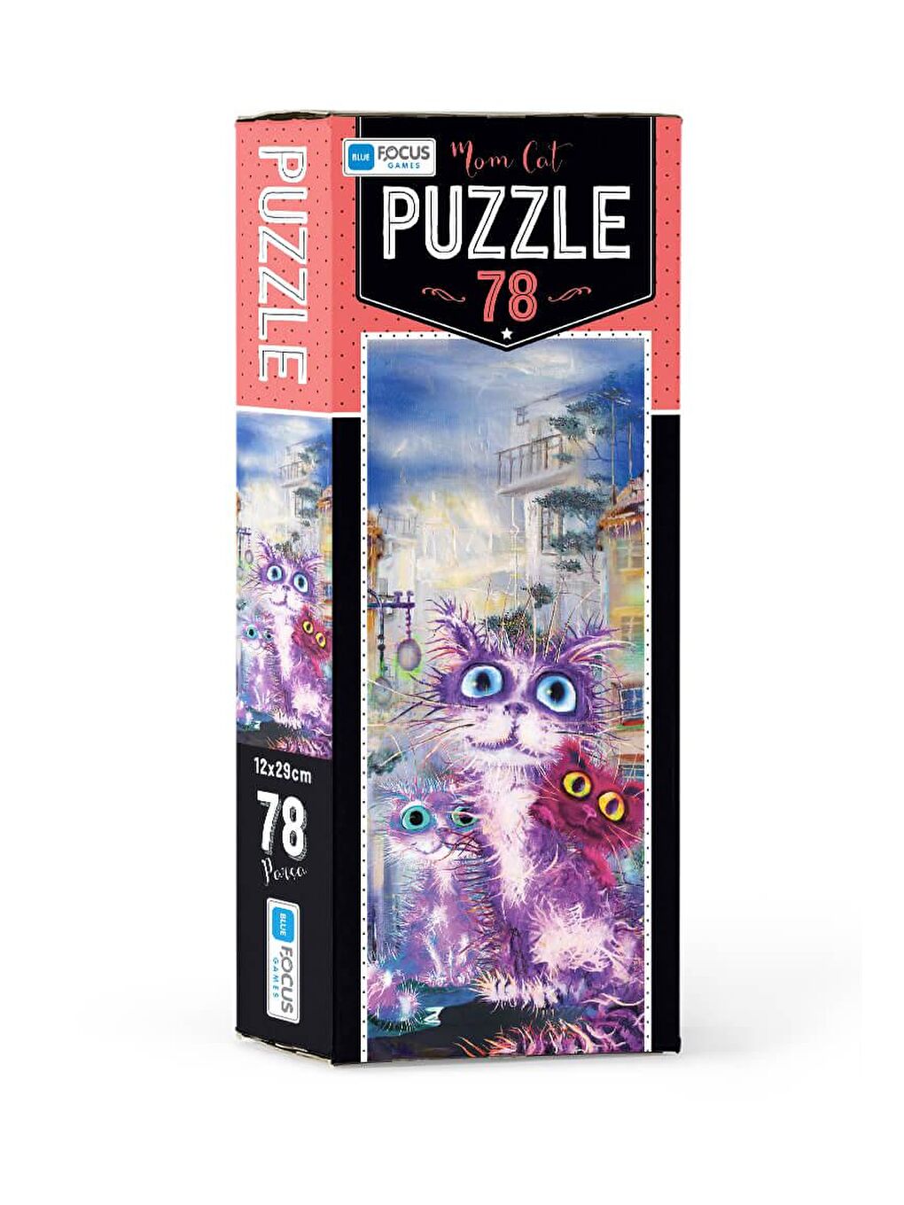 Blue Focus Karışık 78 Parça Puzzle - Mom - 1