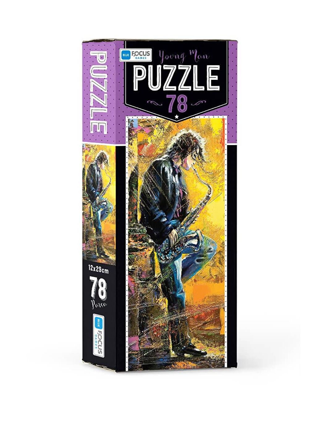 Blue Focus Karışık 78 Parça Puzzle - Young Man - 1