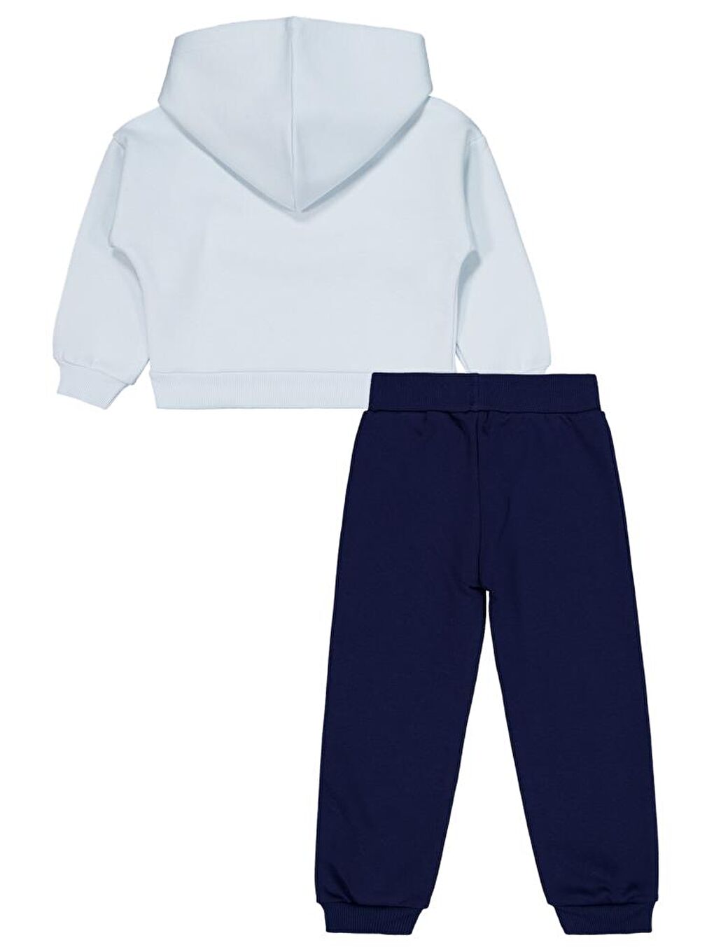 Girls Yıldızlar Baskılı 2-5 Yaş Eşofman Takımı - Mavi 3-4 Yaş