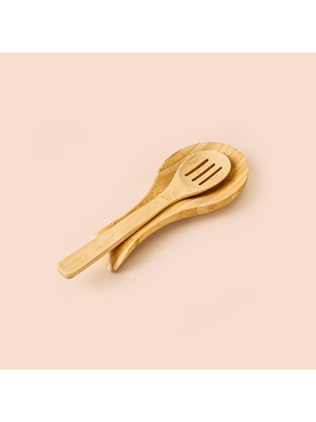 Sponi Kirli Kaşık Altlığı - Açık Kahverengi - 26,5x11,2 cm-2