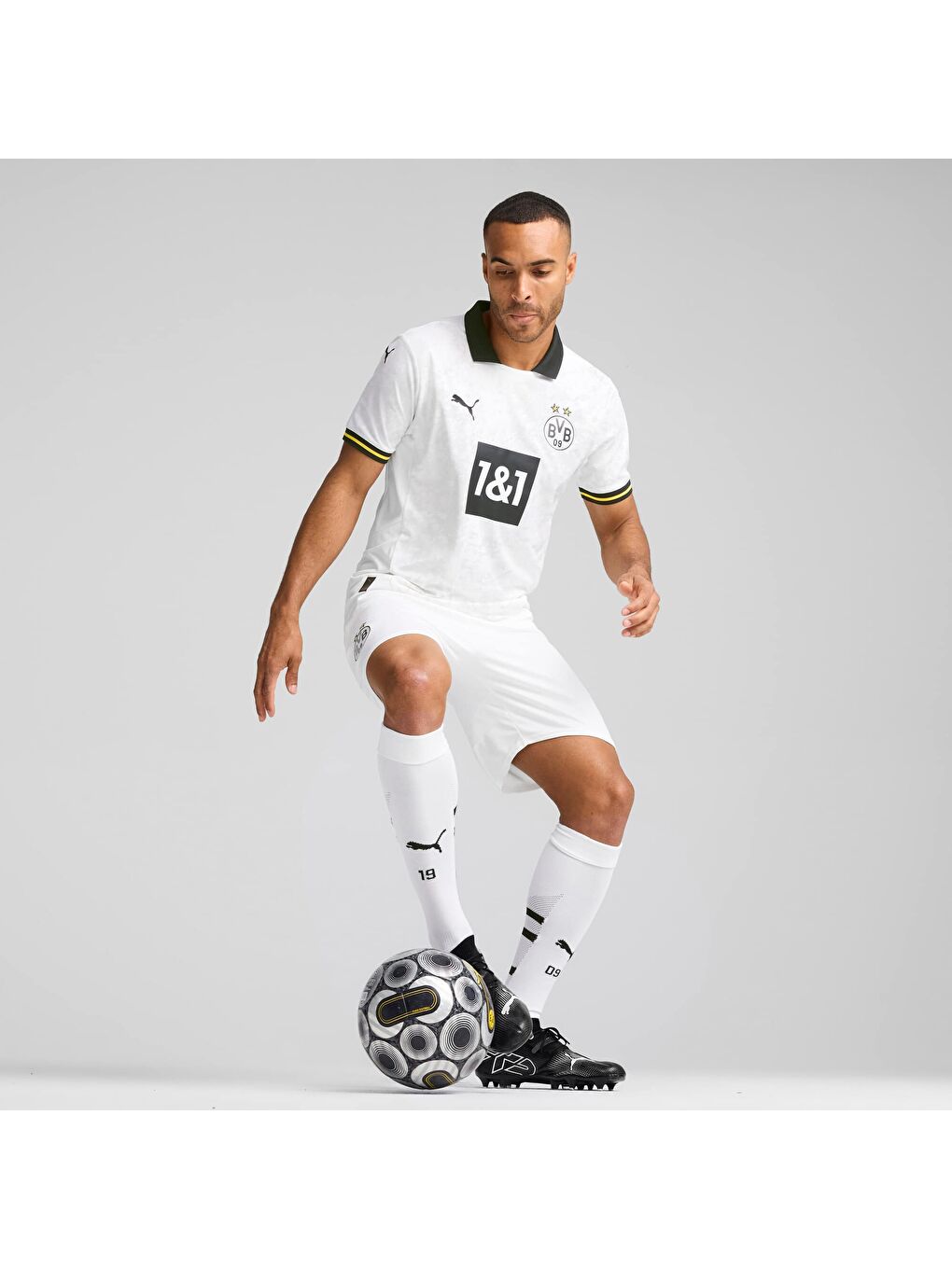 Beyaz Borussia Dortmund 24/25 Erkek Kupa Forması-2