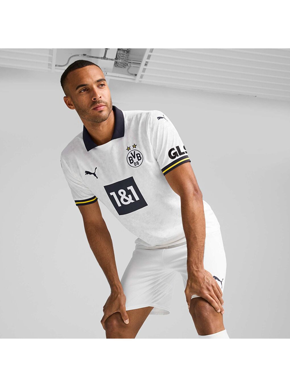 Beyaz Borussia Dortmund 24/25 Erkek Kupa Forması-7