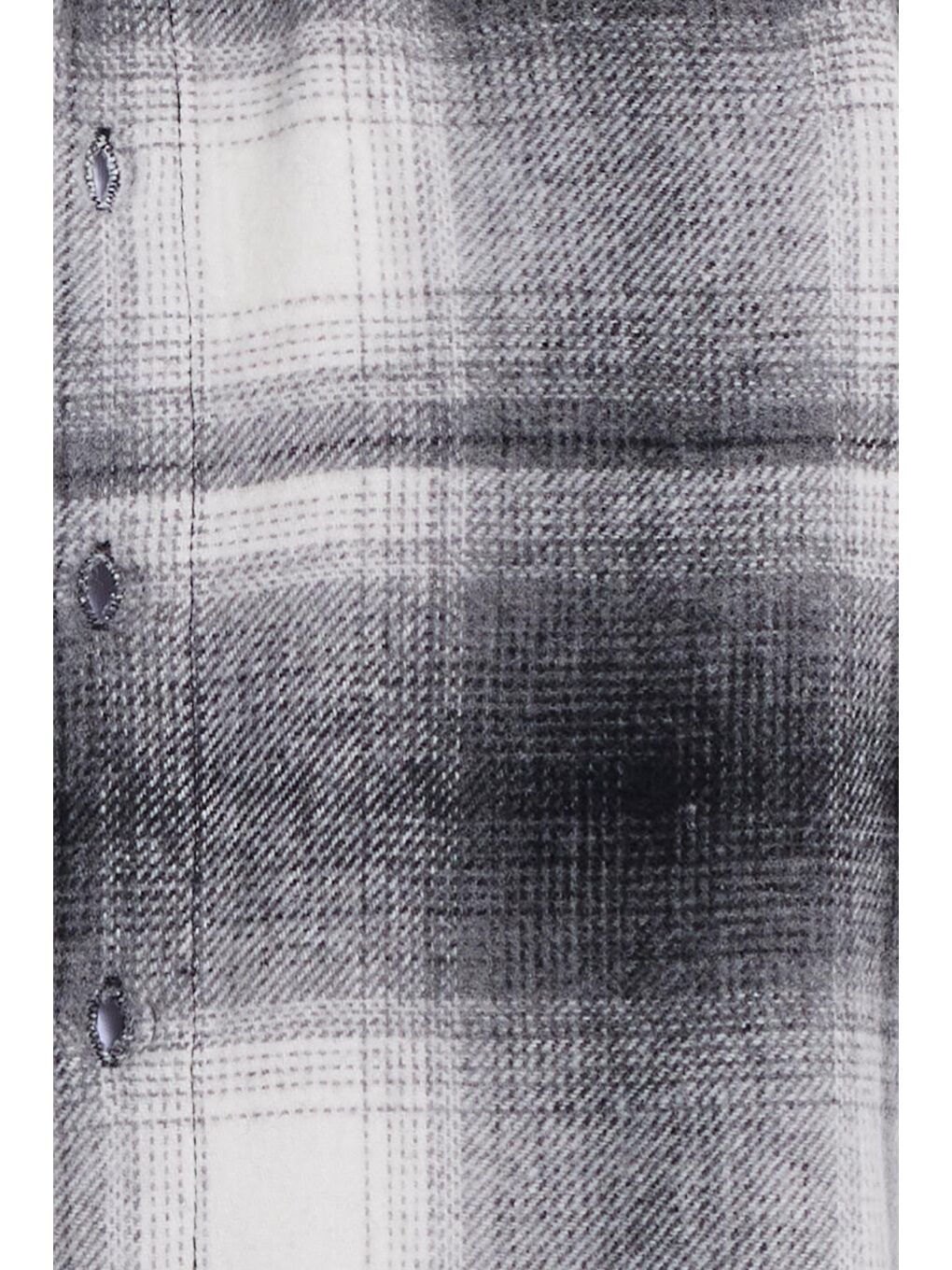 Gri Erkek Relax Fit Rahat Kesim Kışlık Kareli Oduncu Gömlek-4