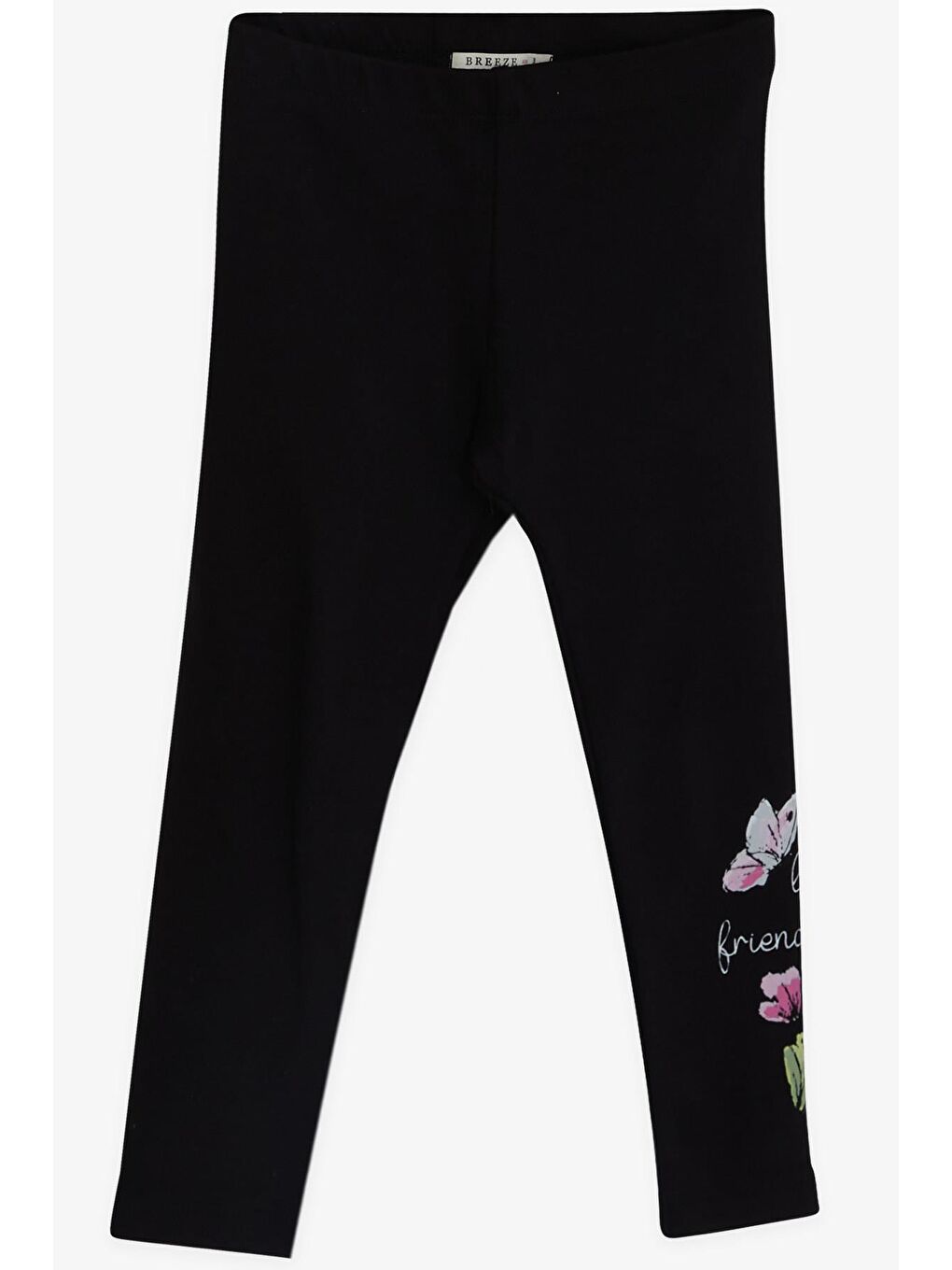 Kız Çocuk Taytlı Takım Dostluk Temalı Sevimli Tavşancık Gri Melanj (1.5-5 Yaş)-3