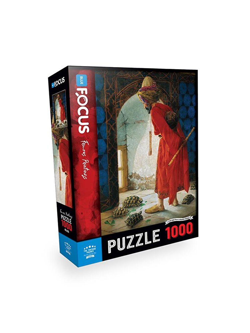 Blue Focus Karışık 1000 Parça Puzzle - Kaplumbağa Terbiyecisi (The Tortoise Trainer) - 1