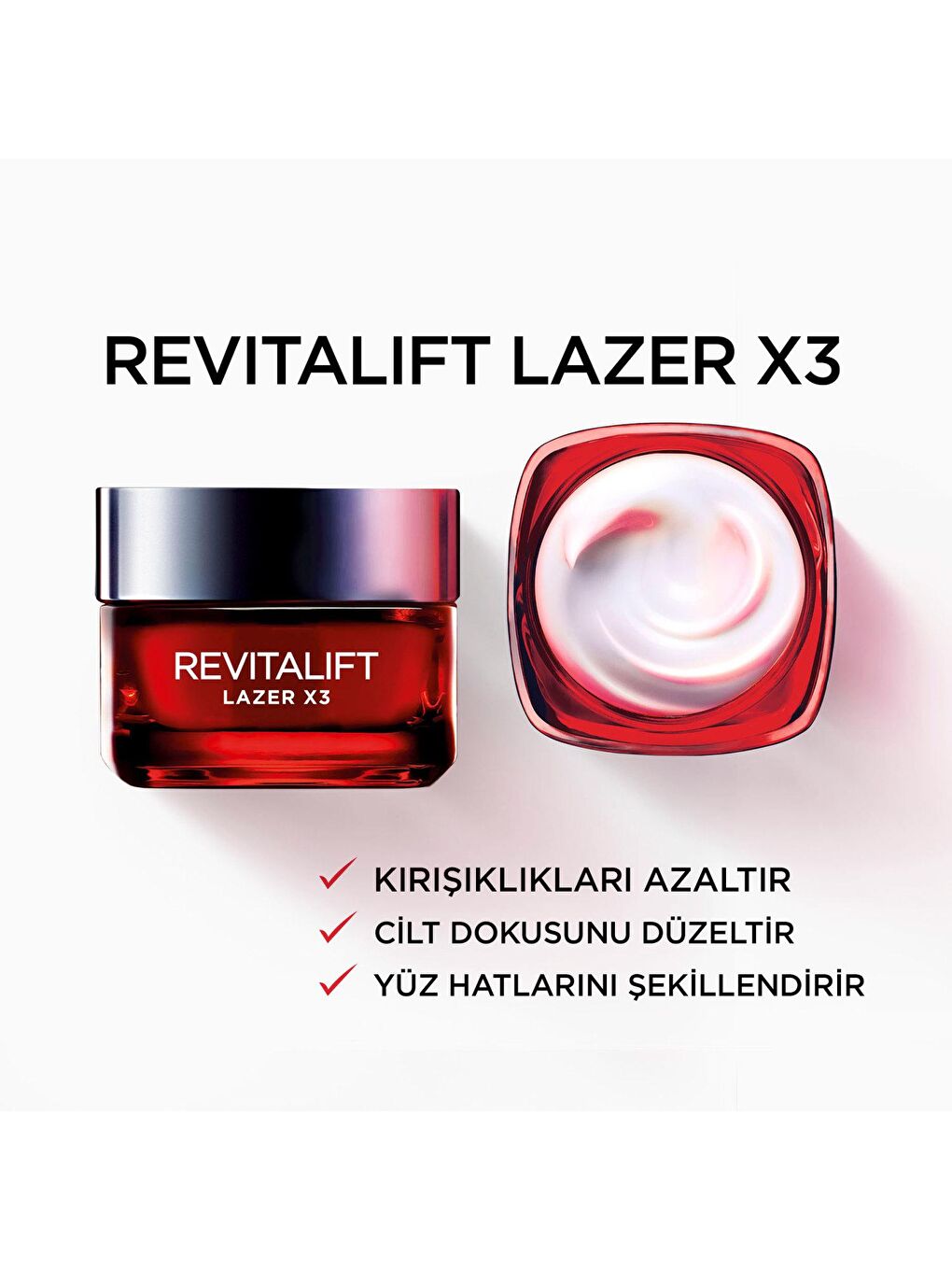 L'Oreal Paris Revitalift Lazer X3 Leke ve Kırışıklık Karşıtı Bakım GKF25 - 3