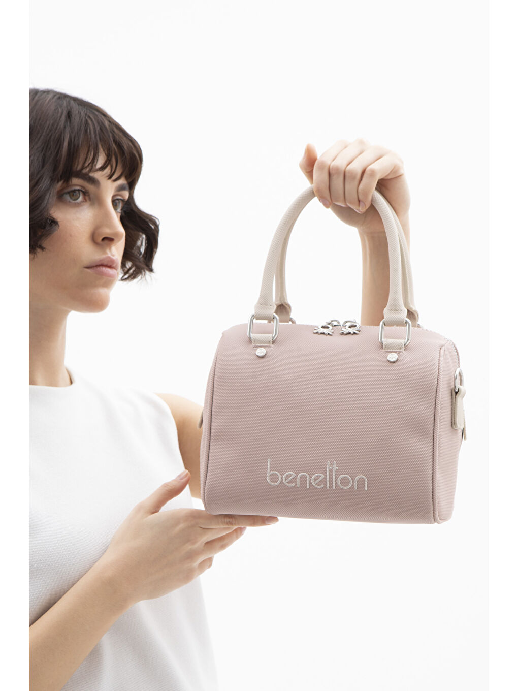 Pembe Kadin Kol Çantasi Pudra-Bej BNT1618