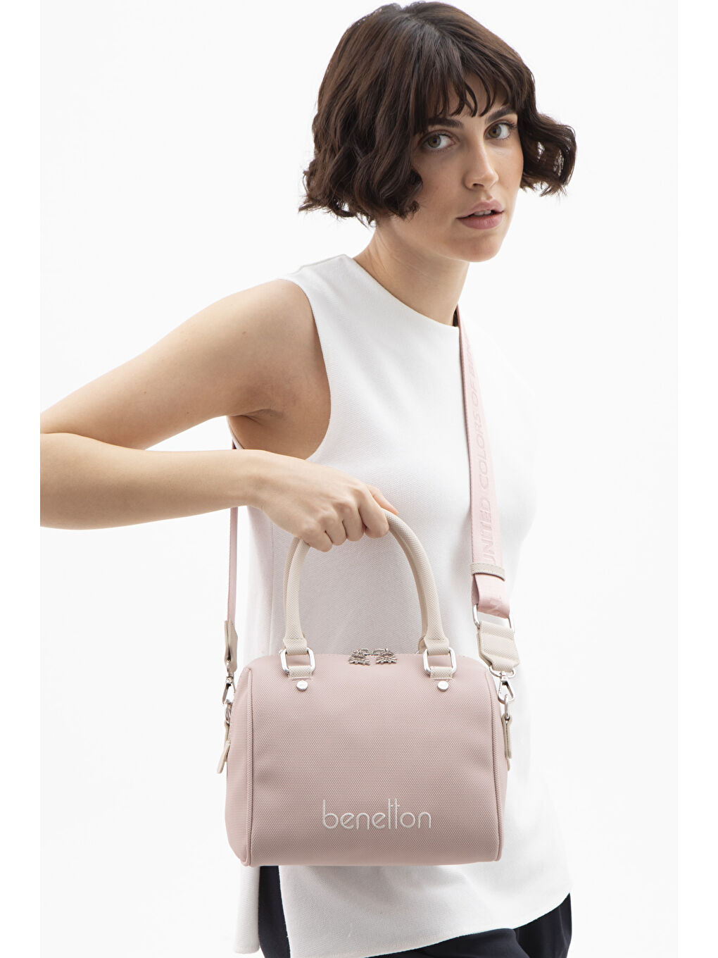 Pembe Kadin Kol Çantasi Pudra-Bej BNT1618-1