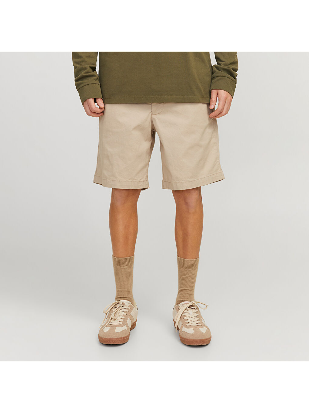 Jaiden Campaign Hybrid Jogger Erkek Bej Şort