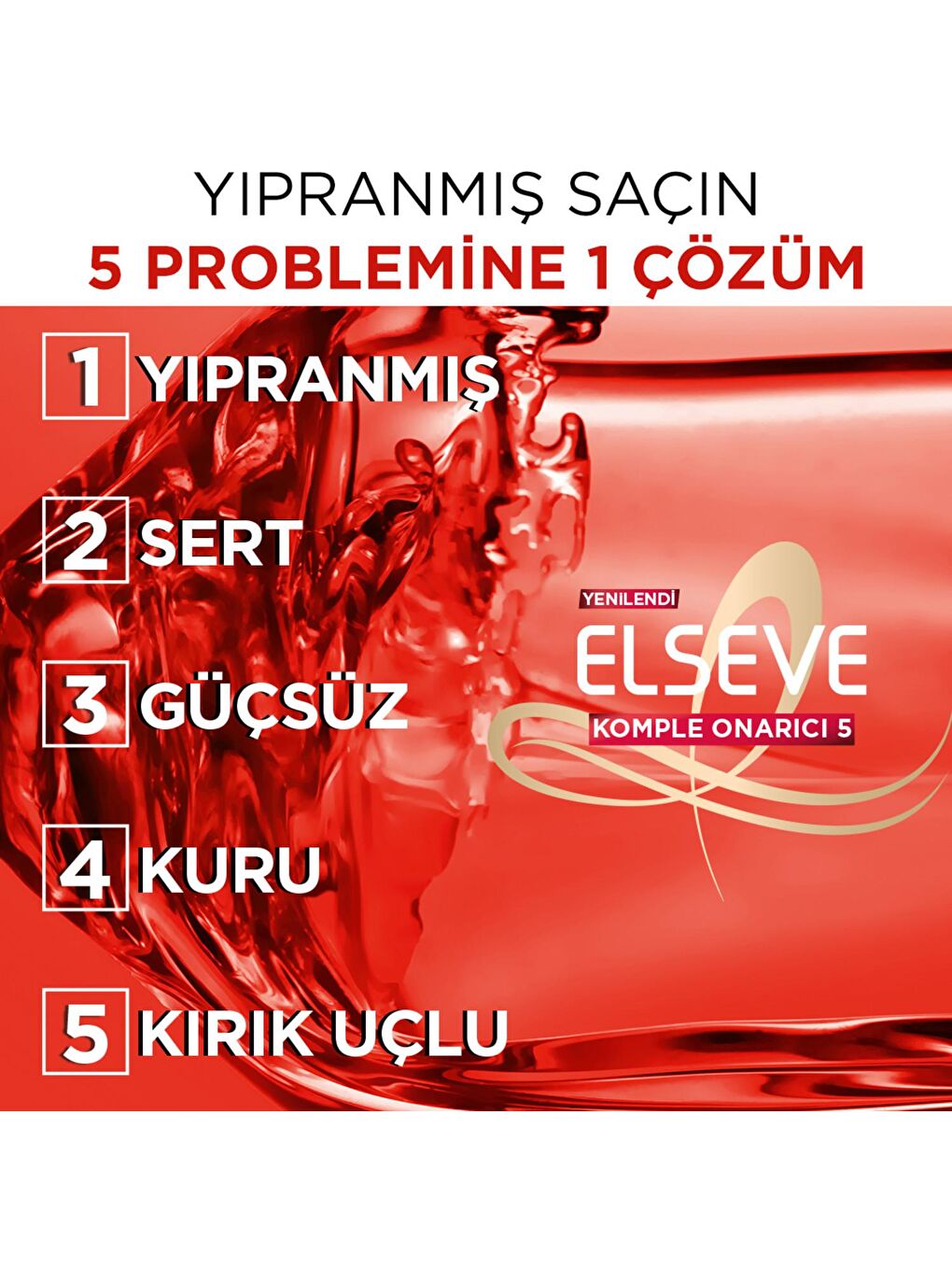 Elseve Komple Onarıcı 5 Yapılandırıcı Bakım Şampuanı 450 ml-6