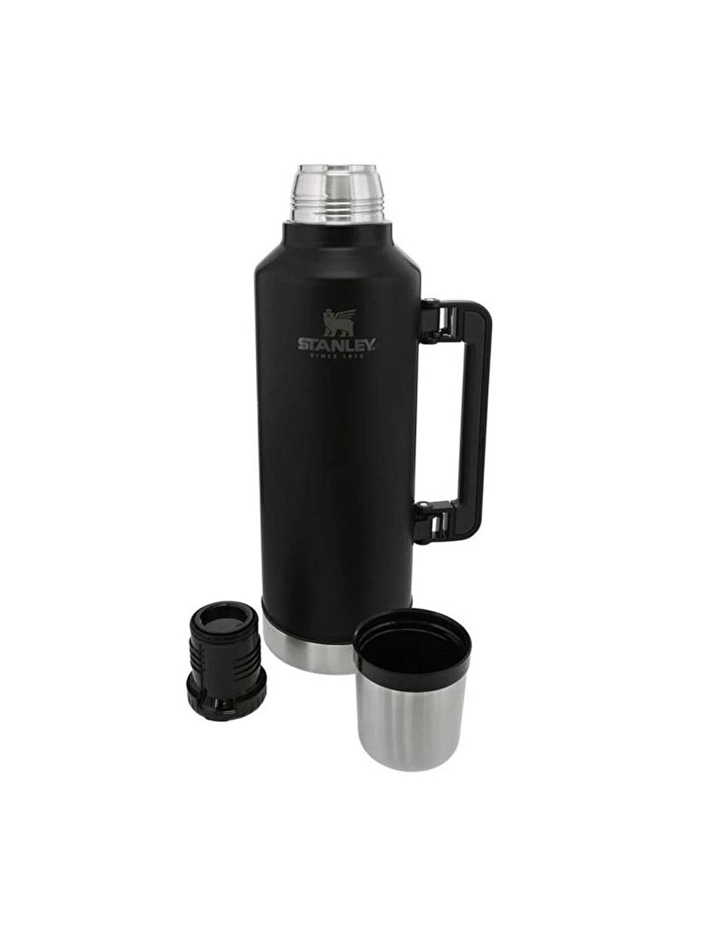 10-07935-045 Klasik Vakumlu 2.3 Litre Çelik Termos - Siyah-2