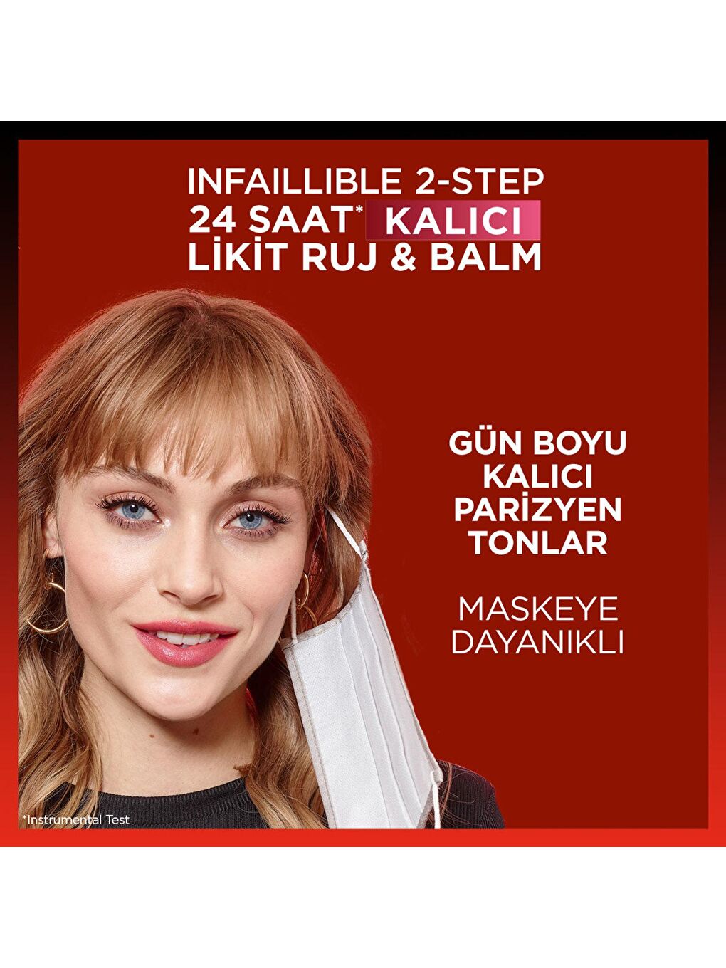 Infaillible 2-Step 24 Saat Kalıcı Likit Ruj & Balm - 804 Metro-Proof Rose-7