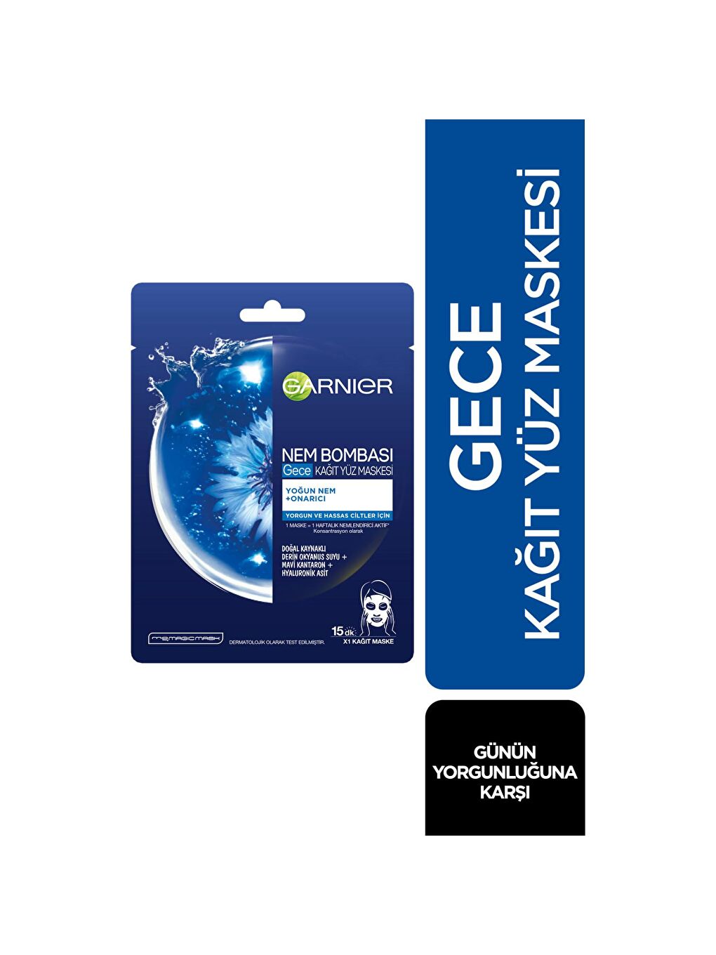 Gece Kağıt Yüz Maskesi