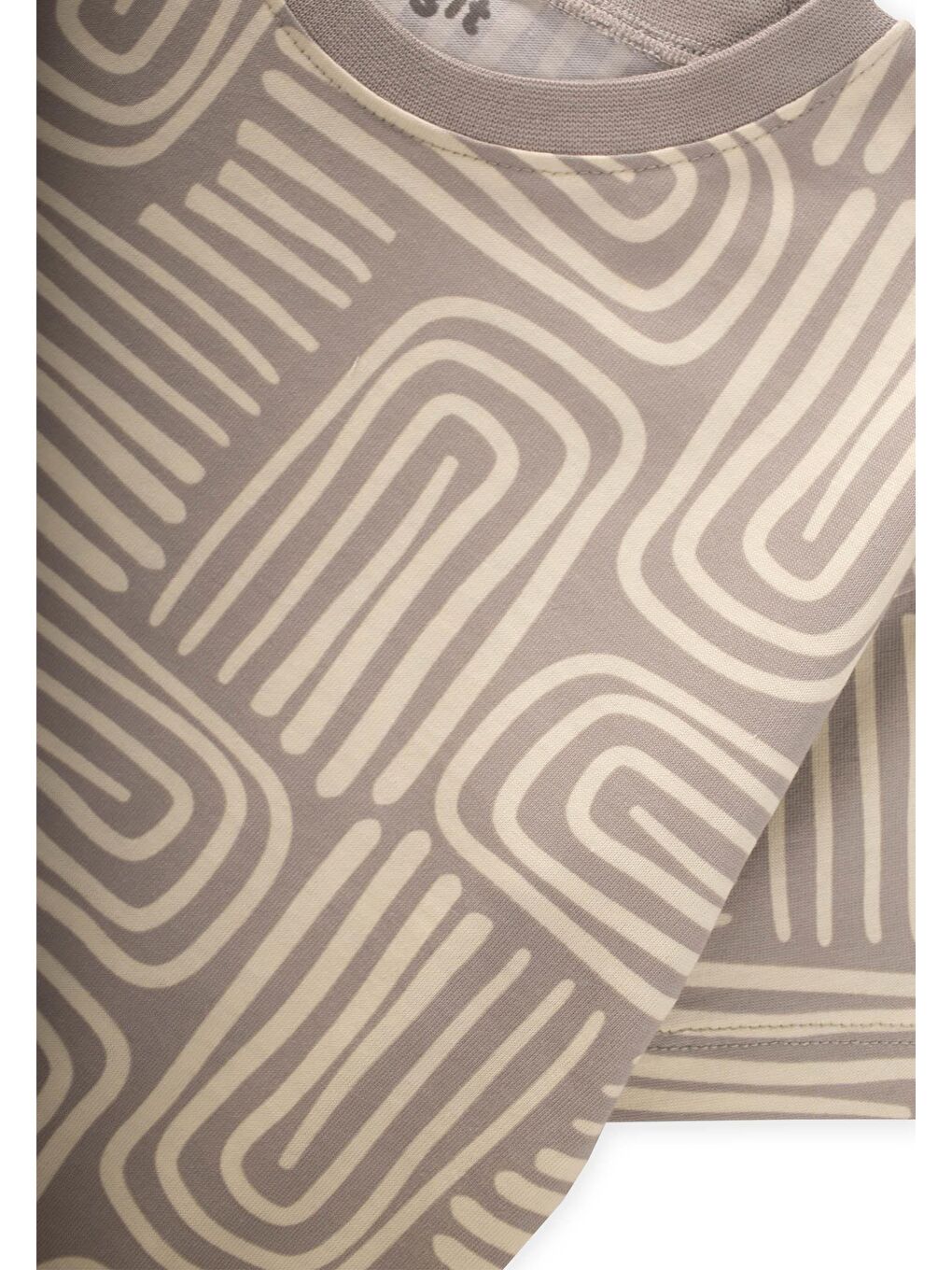 Boho Desenli T-Shırt 2-10 Yaş Bej-2