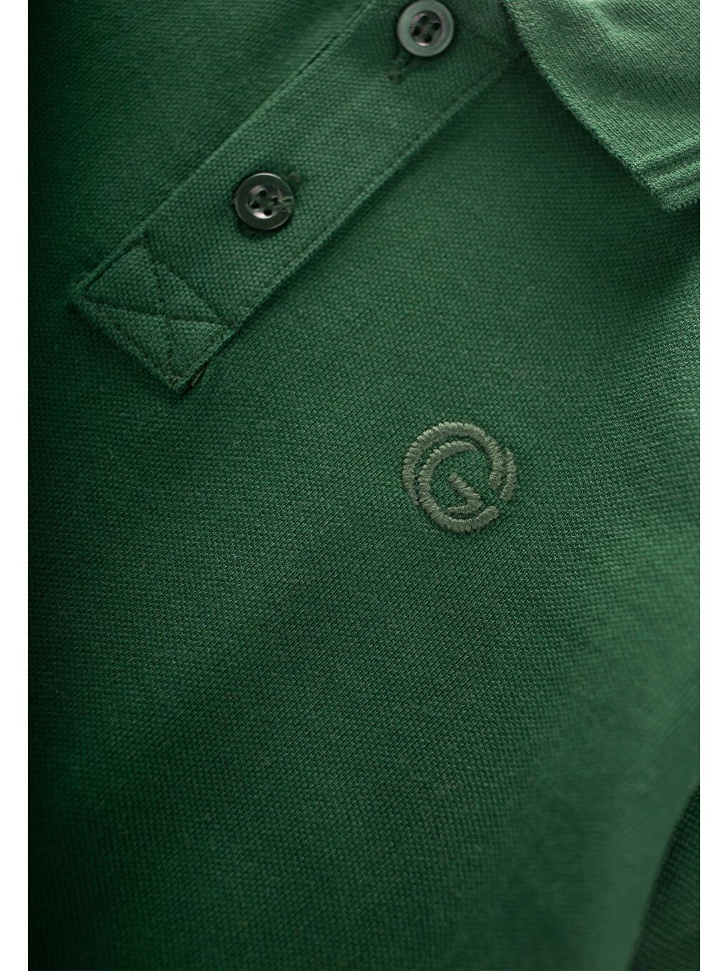 Haki Erkek Çocuk Polo Yaka Tişört-2