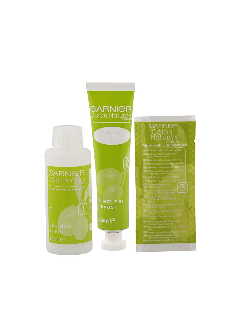 Color Naturals Saç Boyası 3 Koyu Kahve-1