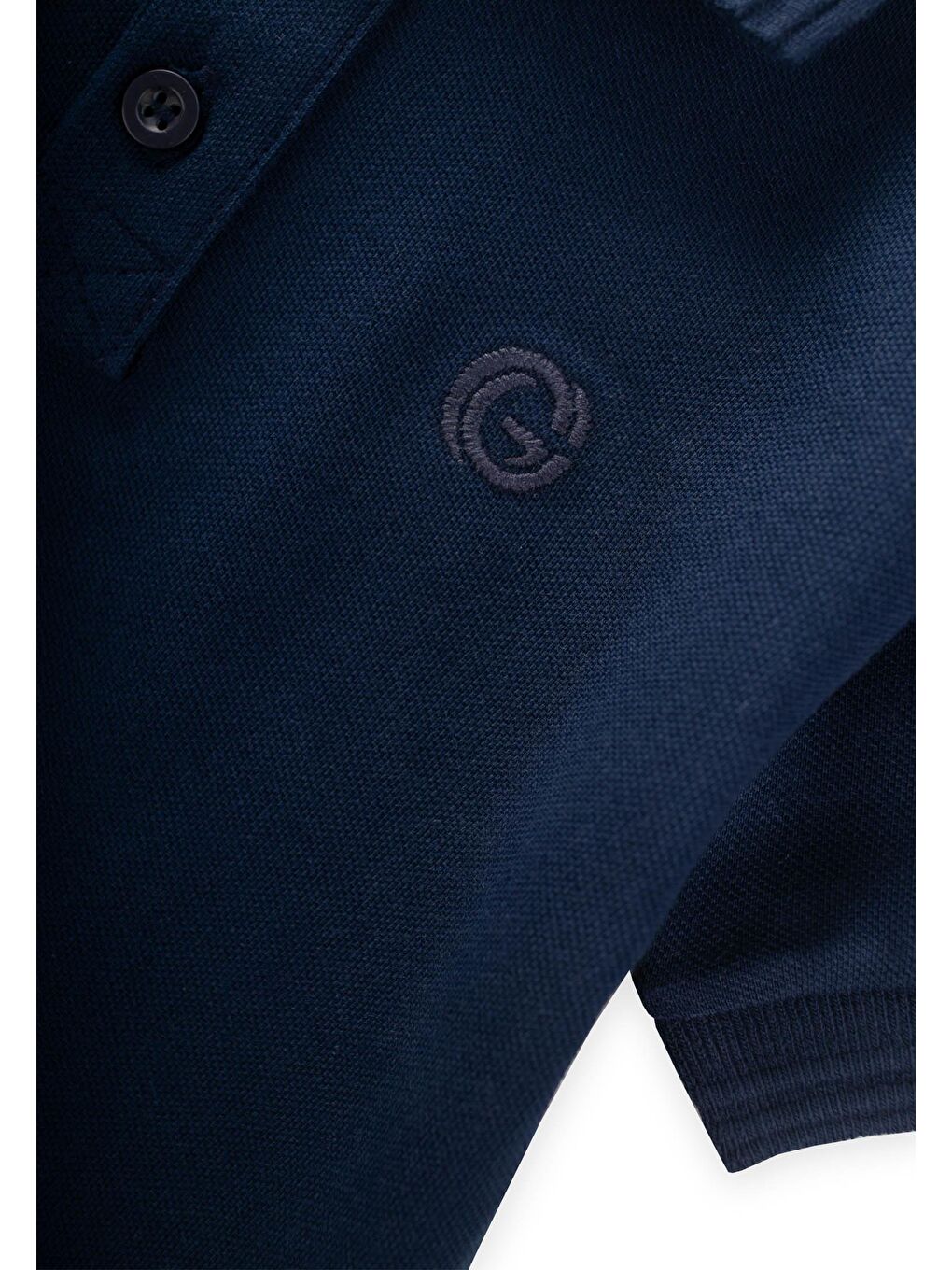 Lacivert Erkek Çocuk Polo Yaka Tişört-2