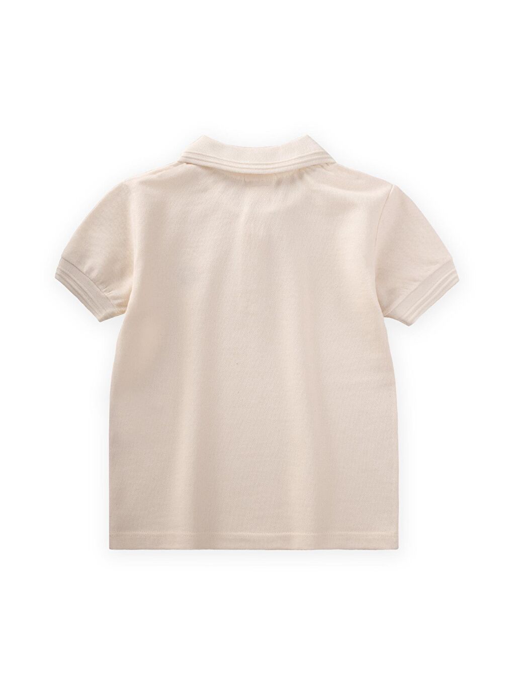 Ekru Erkek Çocuk Polo Yaka Tişört-1