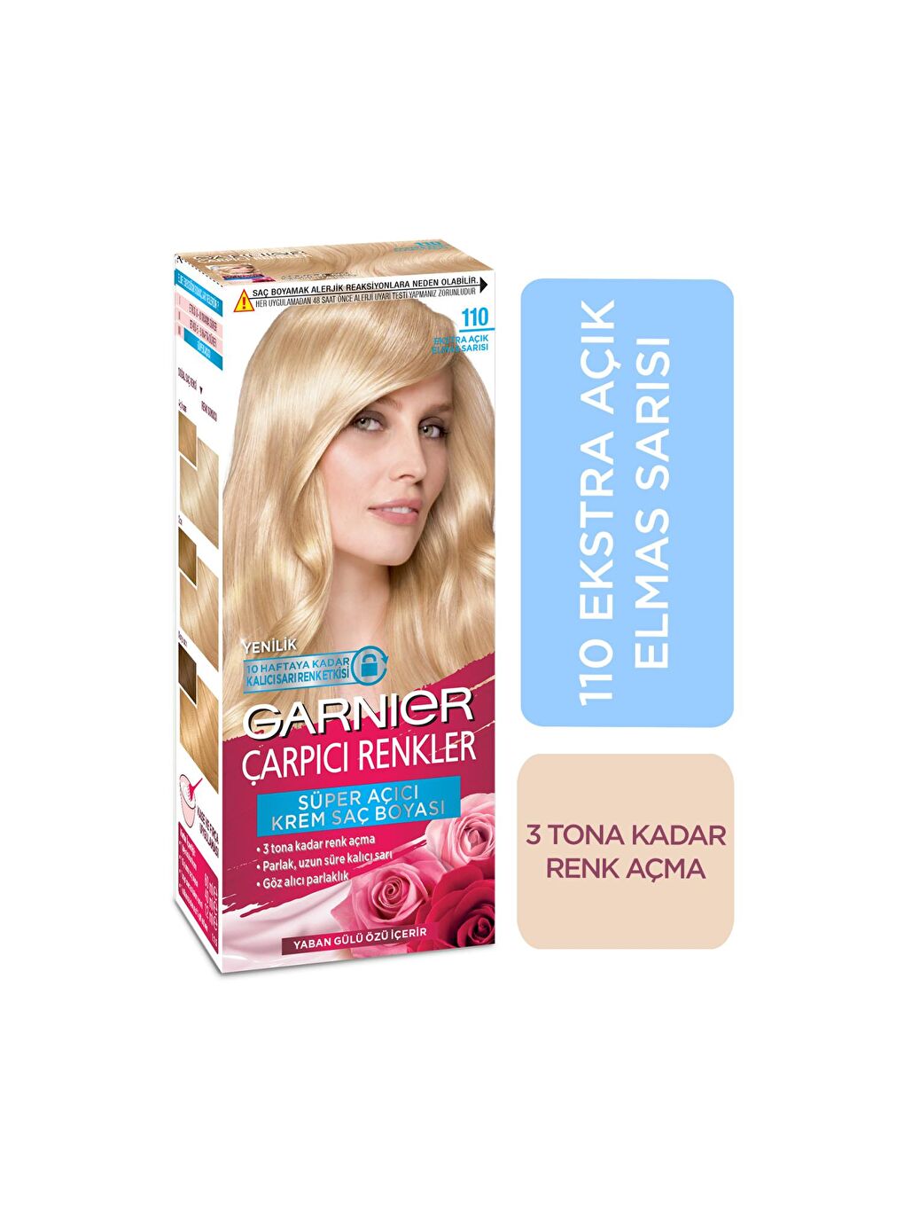 GARNIER Sarı Çarpıcı Renkler 110 Ekstra Açık Elmas Sarısı