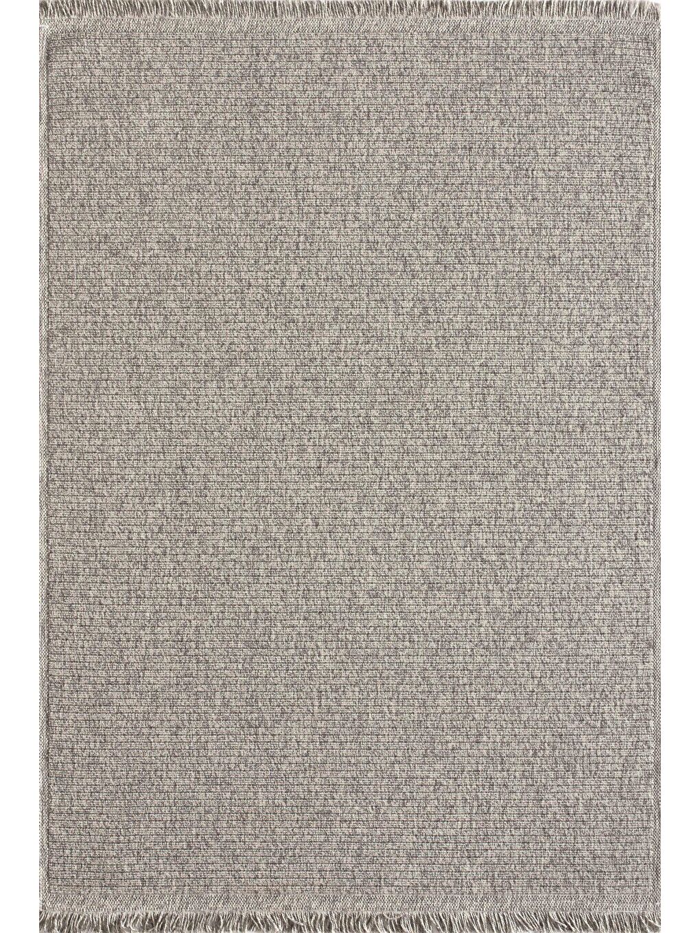 Konfor Halı Gri Konfor Vlora 4766 Jüt Hasır Bukle Örme Kilim-80x300 - 4