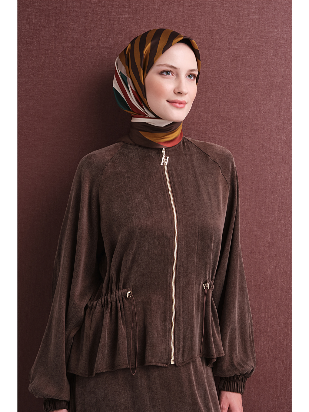 Sarı Saf İpek Twill Eşarp 9615d 05