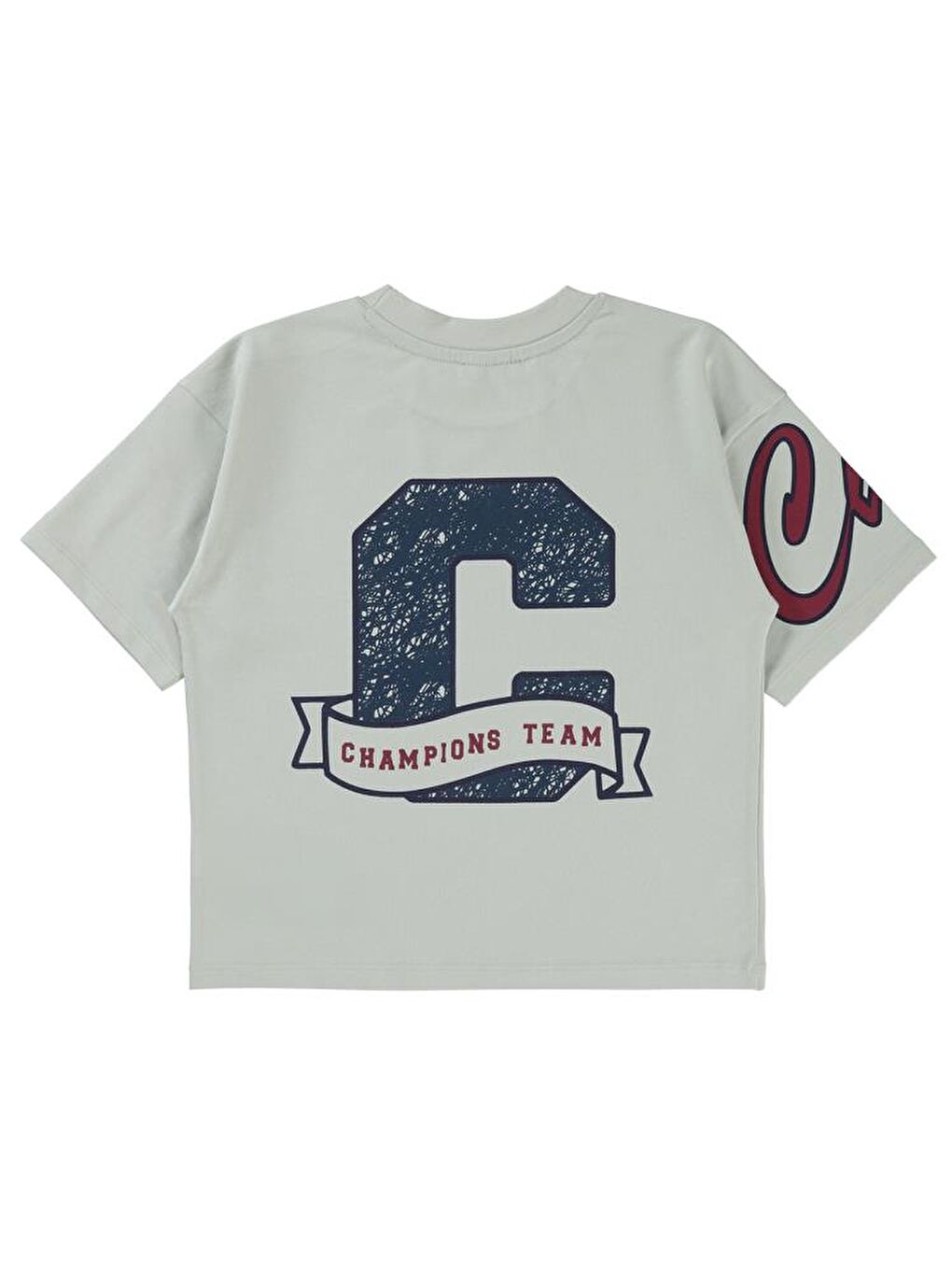 Boys Champıons Baskılı 10-13 Yaş Tişört - Lacivert10-11 Yaş-1