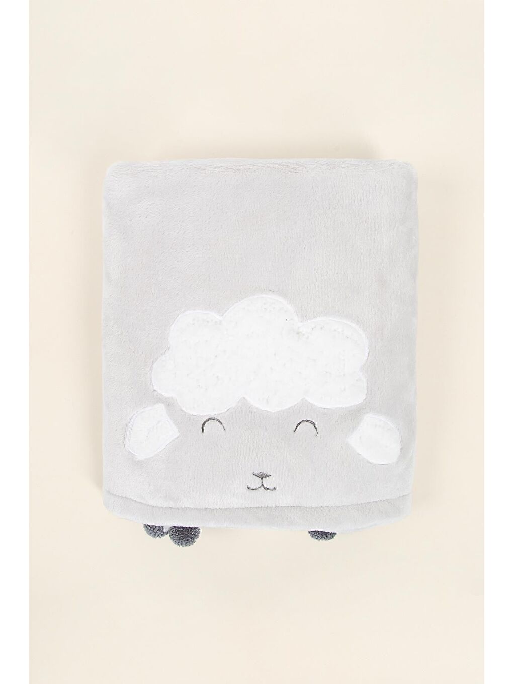 Gri Wooly Battaniye 75x120