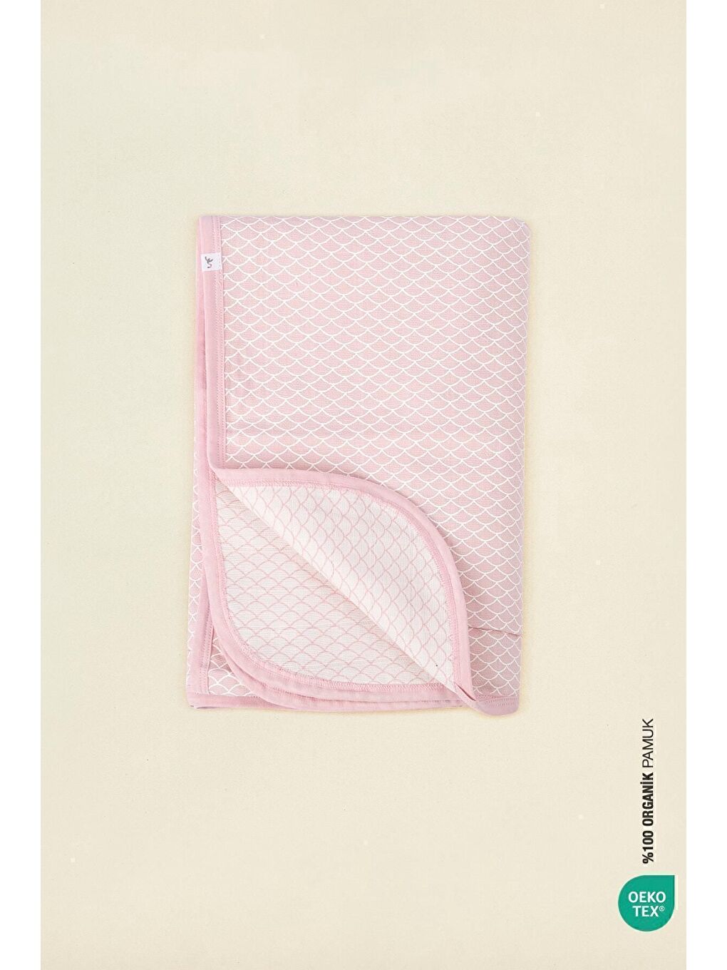 BebeMarin Mermaid Müslin Battaniye 120x120 Pembe