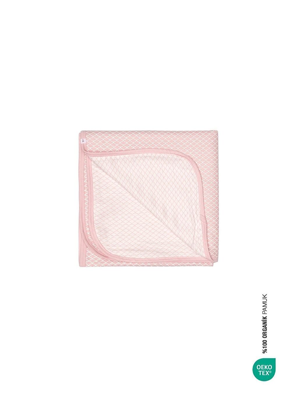 BebeMarin Mermaid Müslin Battaniye 120x120 Pembe-2