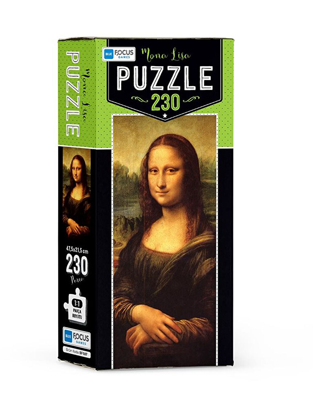 Blue Focus Karışık 230 Parça Puzzle - Mona Lisa - 1