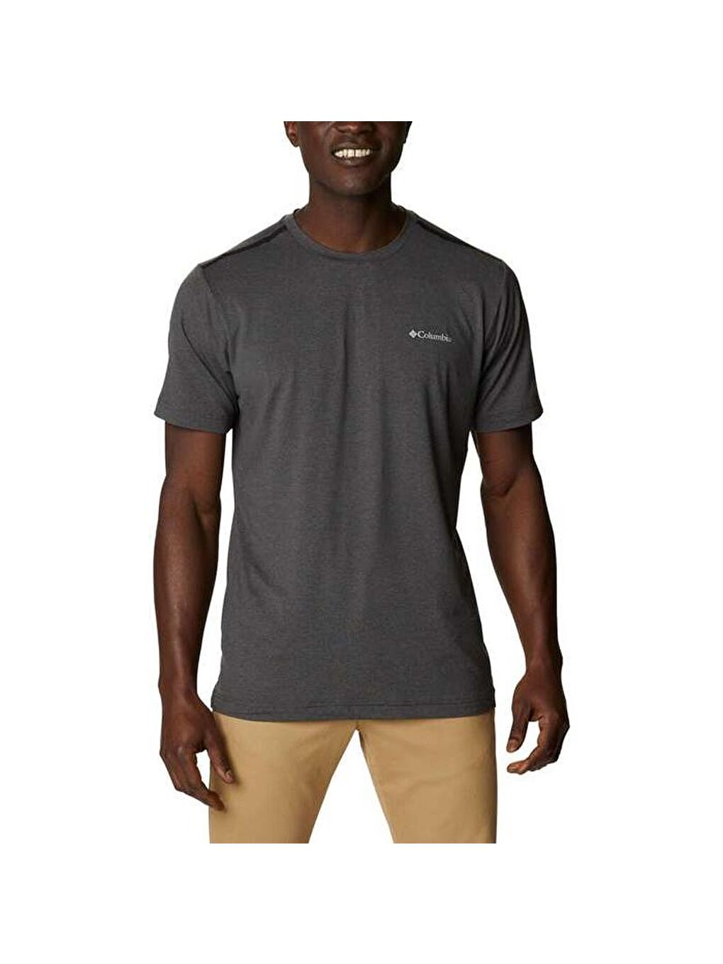 Columbia Gri Men's Tech Trail™ Crew Neck Shirt II Erkek Tişört AO5545-011