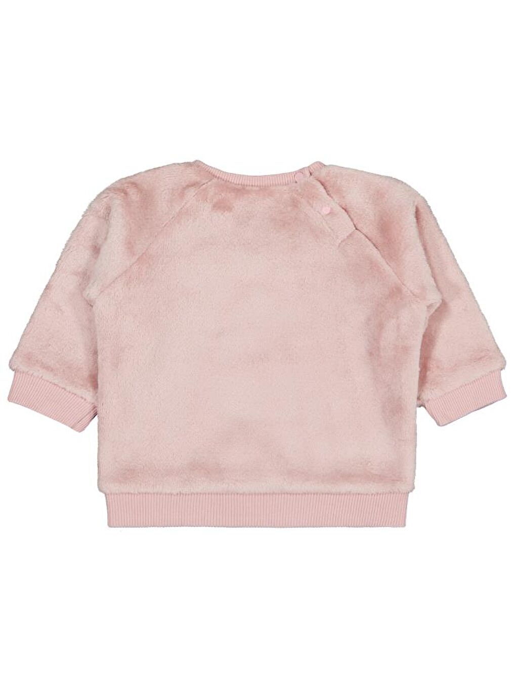 Pembe Baby Fiyonk Meow Nakışlı 6-18 Ay Sweatshirt - Lila 18-24 Ay-1