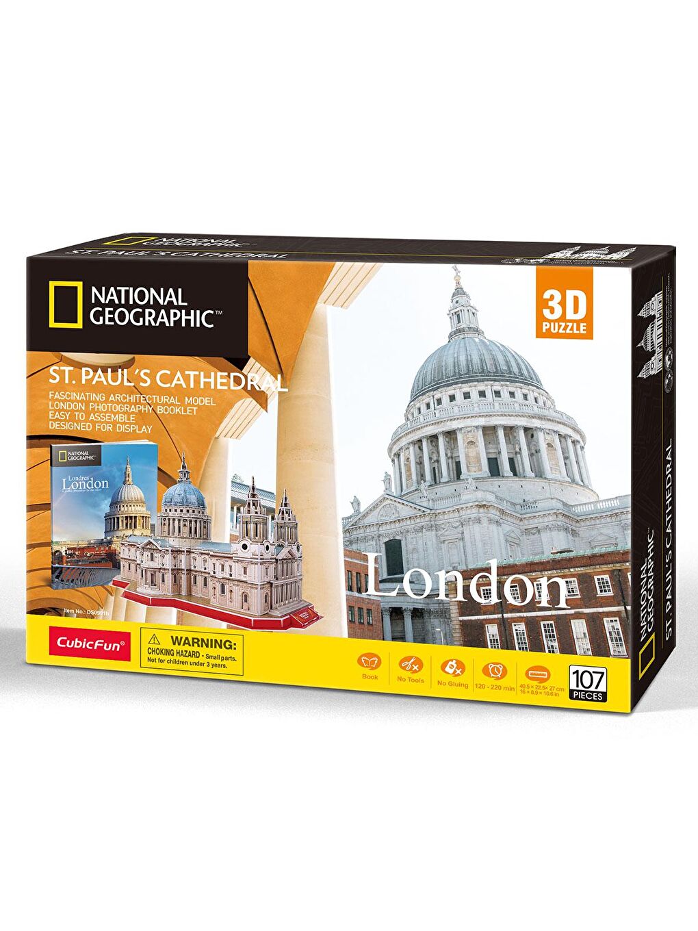 Cubic Fun Karışık 3D Puzzle National Geographic Serisi - Aziz Paul Katedrali - 2