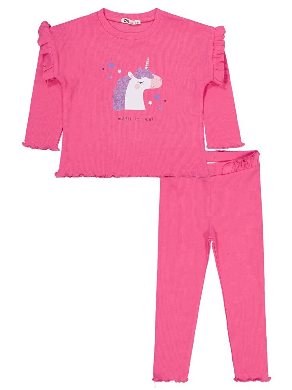 Girls Baskılı 2-5 Yaş Takım - Pembe 2-3 Yaş