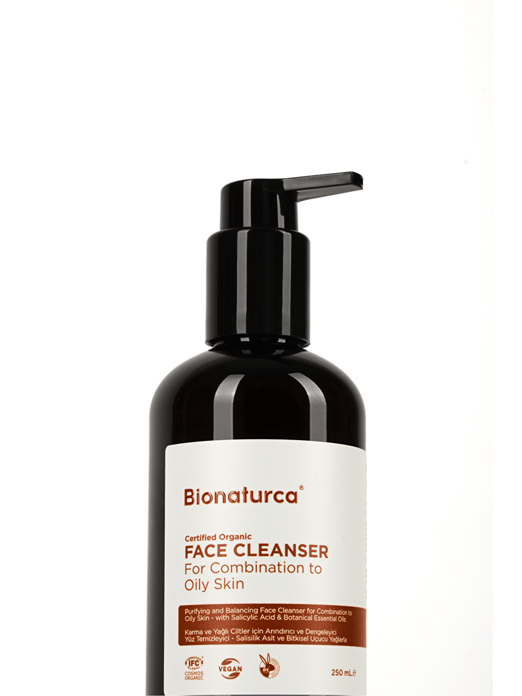 Organik Sertifikalı Yağlı Ciltler İçin Arındırıcı Yüz Temizleme Jelii 250 ml --1