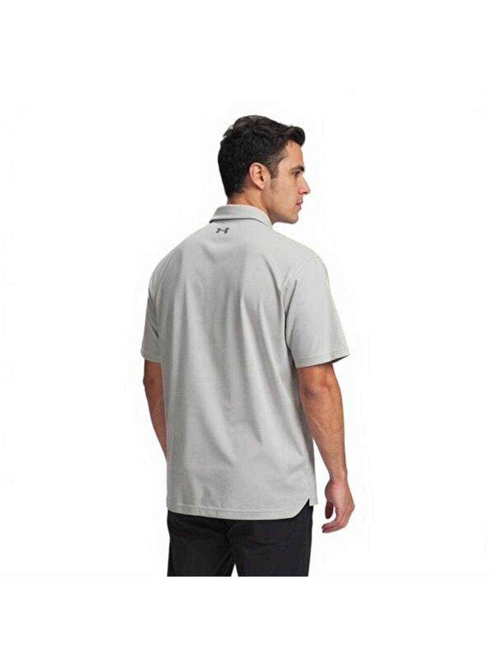 Tech Erkek Gri Polo Yaka Tişört-1
