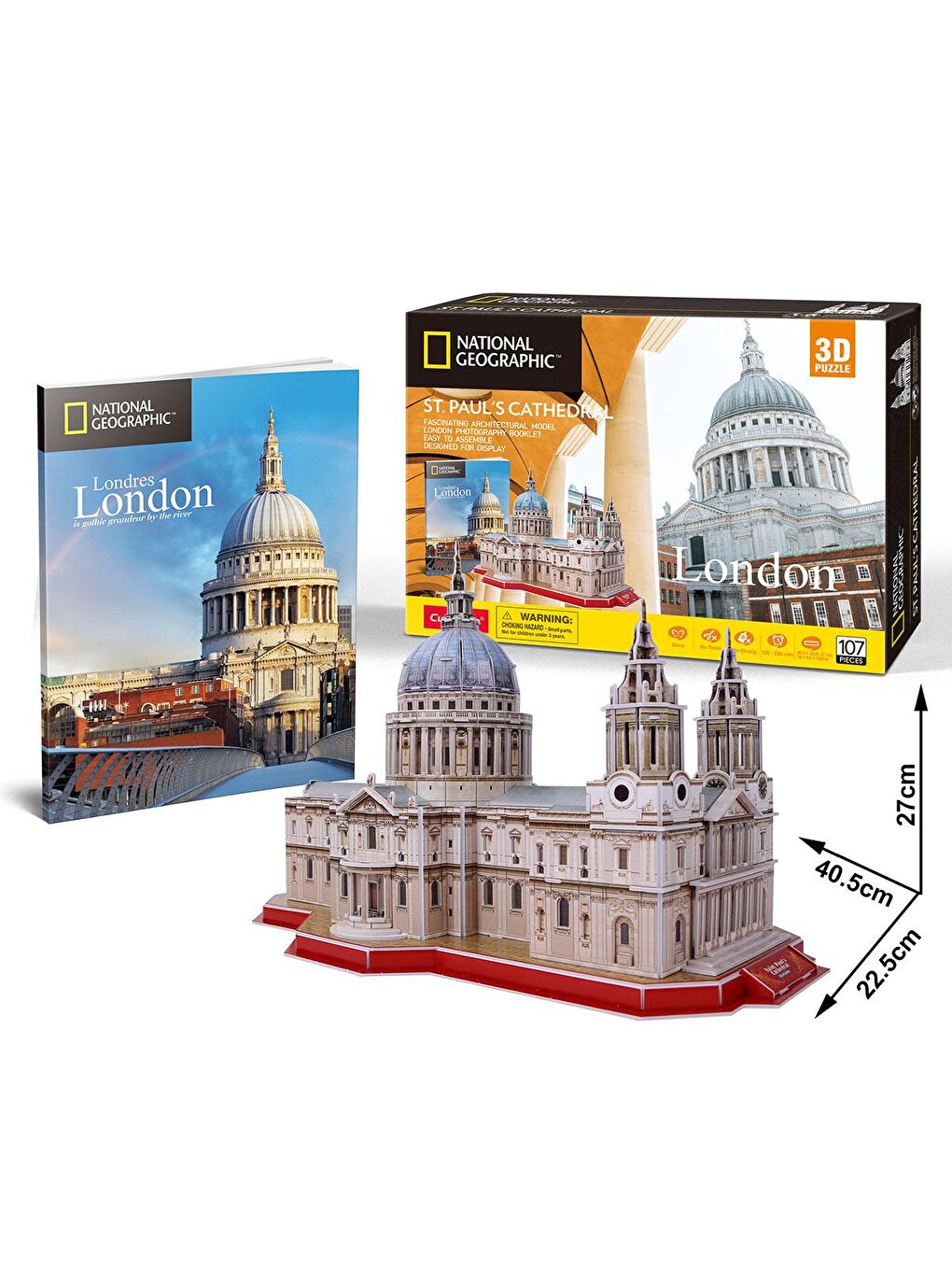 Cubic Fun Karışık 3D Puzzle National Geographic Serisi - Aziz Paul Katedrali - 6