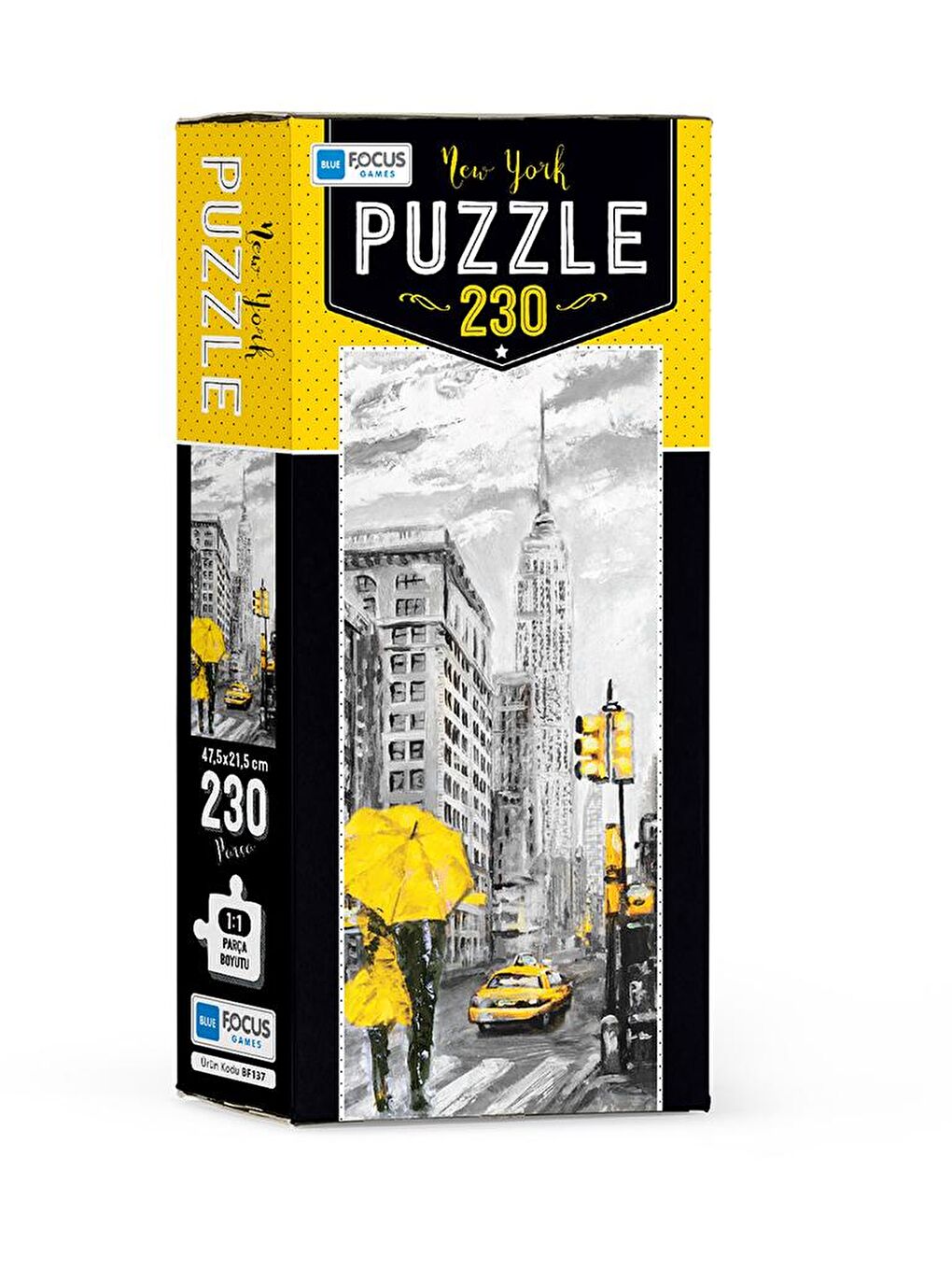 Blue Focus Karışık 230 Parça Puzzle - New York - 1