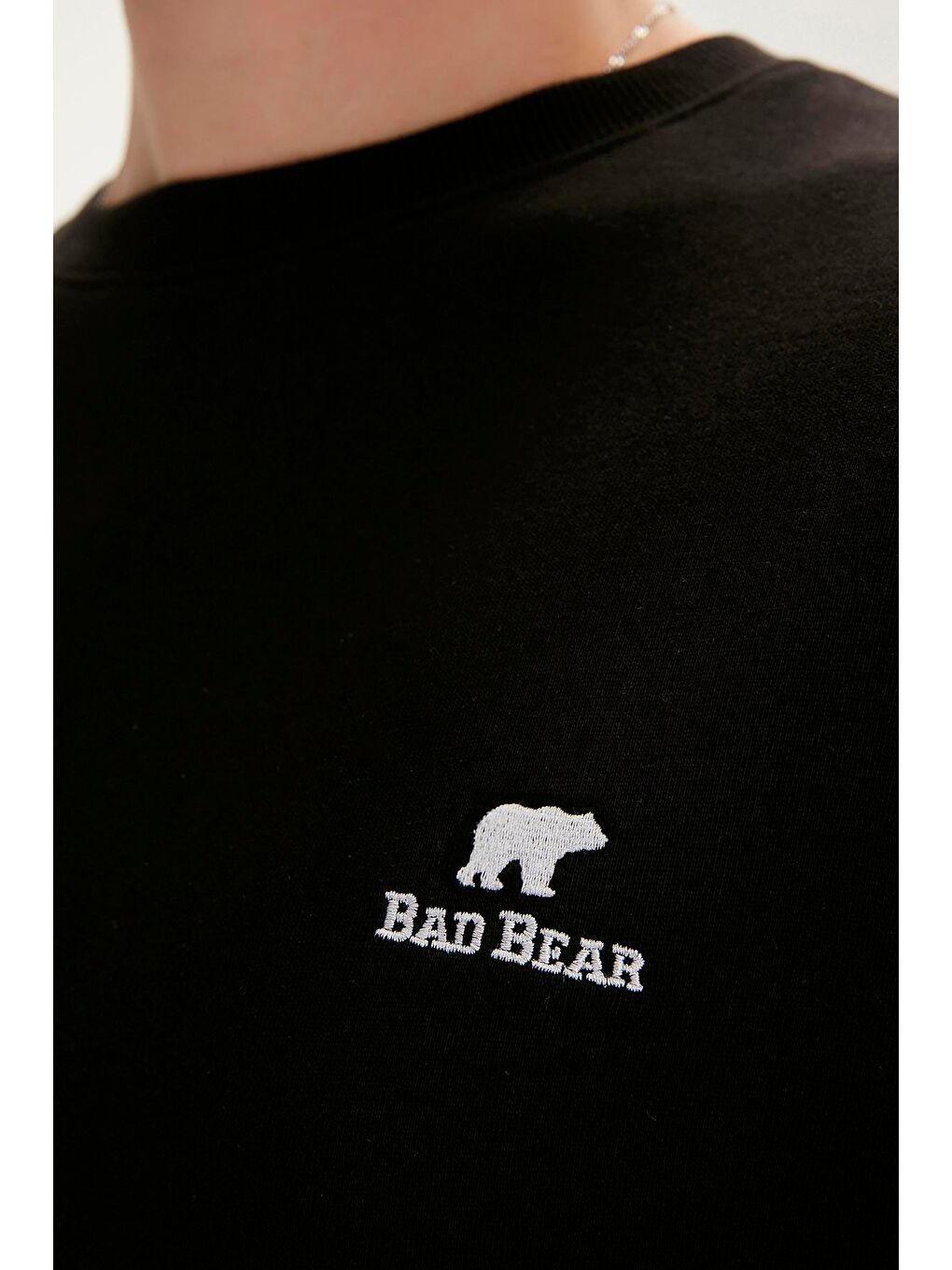 Bad Bear Siyah Tag Crewneck Siyah Erkek Sweatshirt - 1